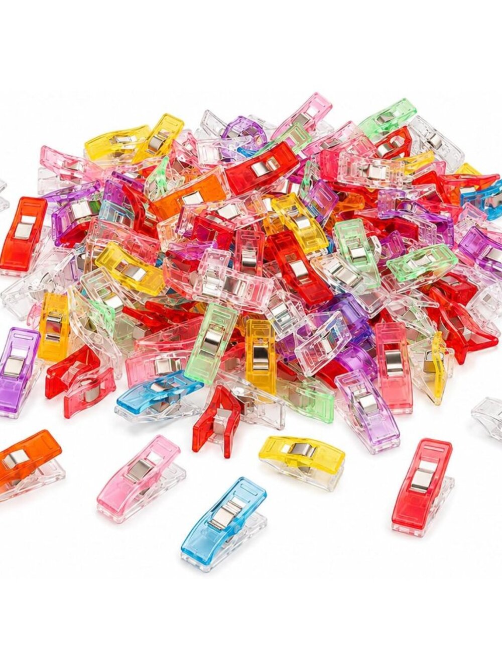 Sewing Clips Pack of 100, Fabric Clips for Quilting Binding & Crafts